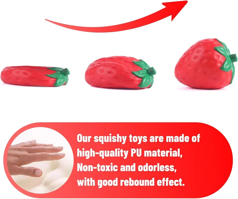 Jumbo Squishy Strawberry