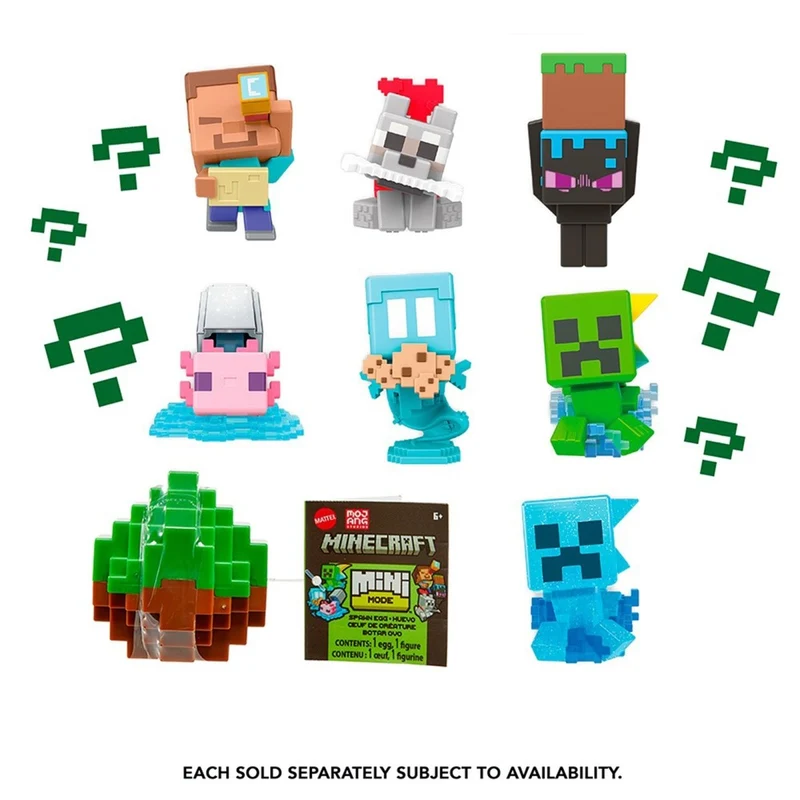 Minecraft Mini Mode Spawn Egg Toy, Assortment, 1 Count