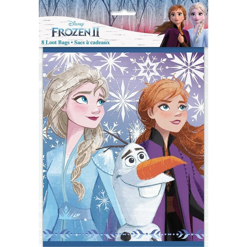 Frozen 2 favor bags, 8 per package