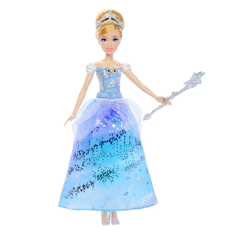 Disney Princess Enchanted Ballgown Cinderella Doll With Magical Lights Sounds