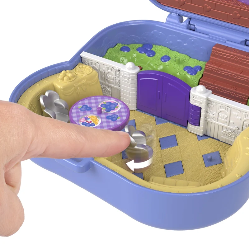 Polly Pocket Blueberry Besties Compact Playset with Micro Doll