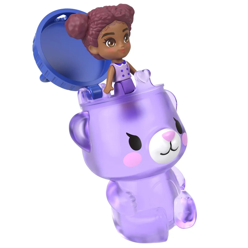 Polly Pocket Blueberry Besties Compact Playset with Micro Doll