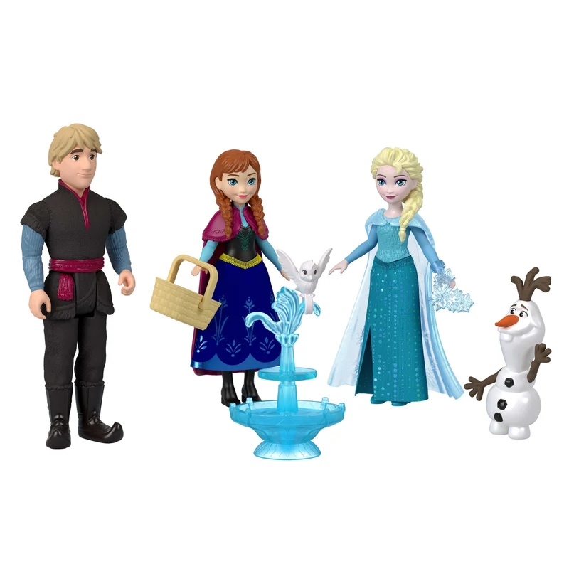 Disney Frozen Anna & Elsa Small Doll Character Playset Figures