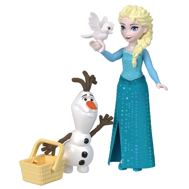 Disney Frozen Anna & Elsa Small Doll Character Playset Figures