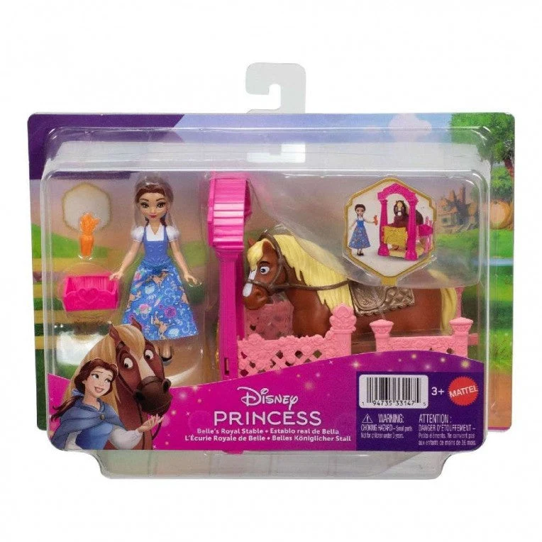 Disney Princess Storytime Stackers Mini Doll and Horse Playset
