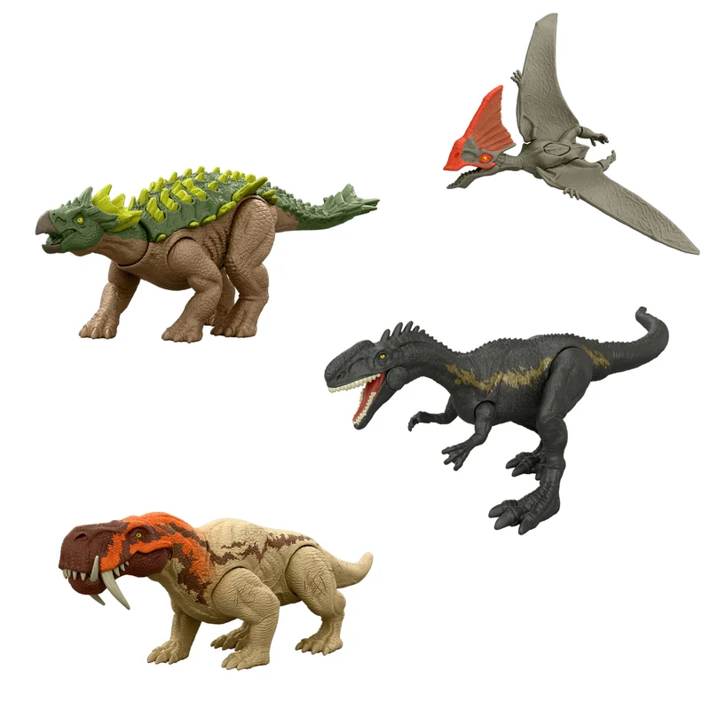 Single Jurassic World Strike Attack Dinosaur Toy with Species Specific Action