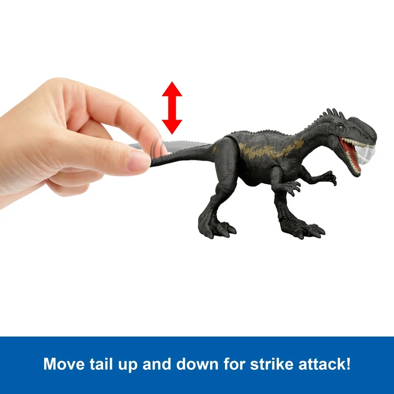 Single Jurassic World Strike Attack Dinosaur Toy with Species Specific Action