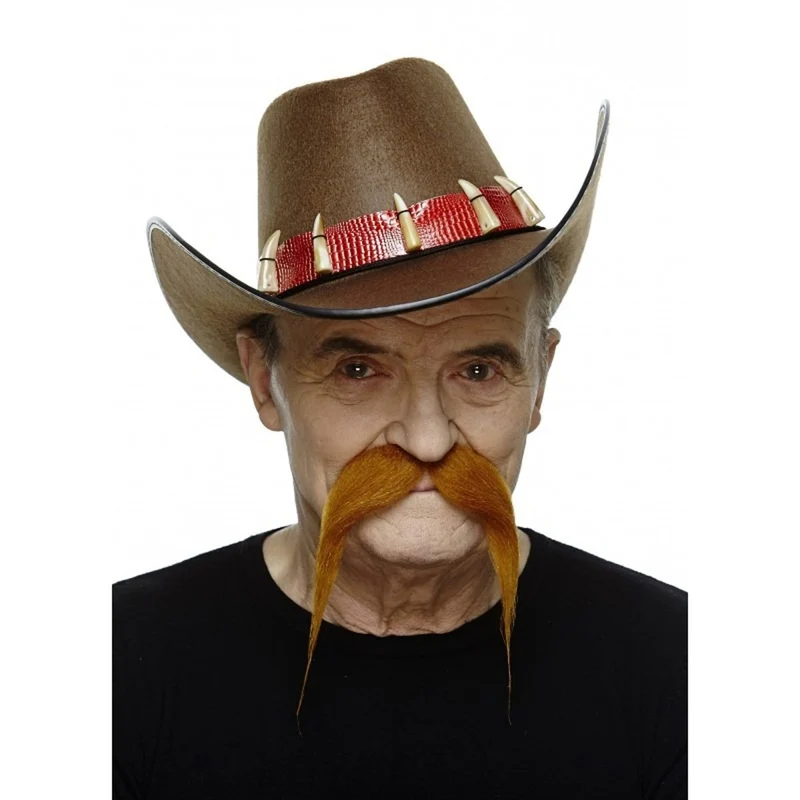 Ginger Walrus Mustache, 1 Count