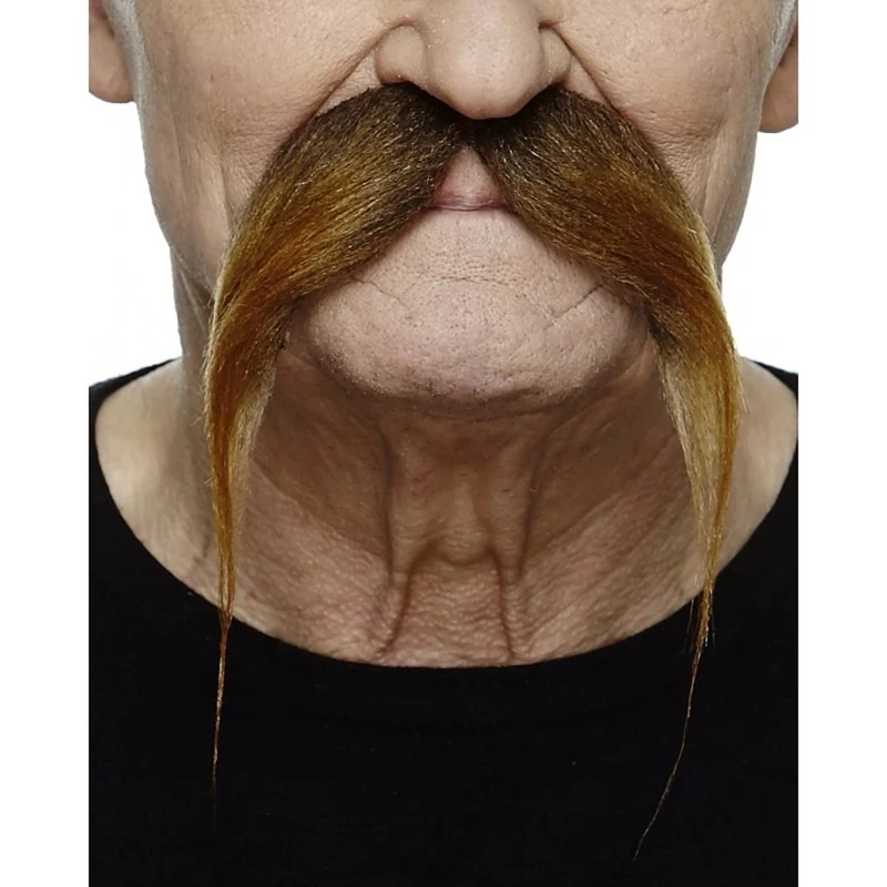 Brown Walrus Mustache, 1 Count