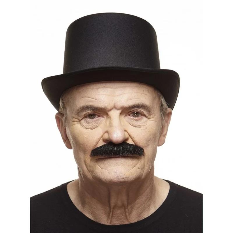 Black Painter Brush Mustache, 1 Count