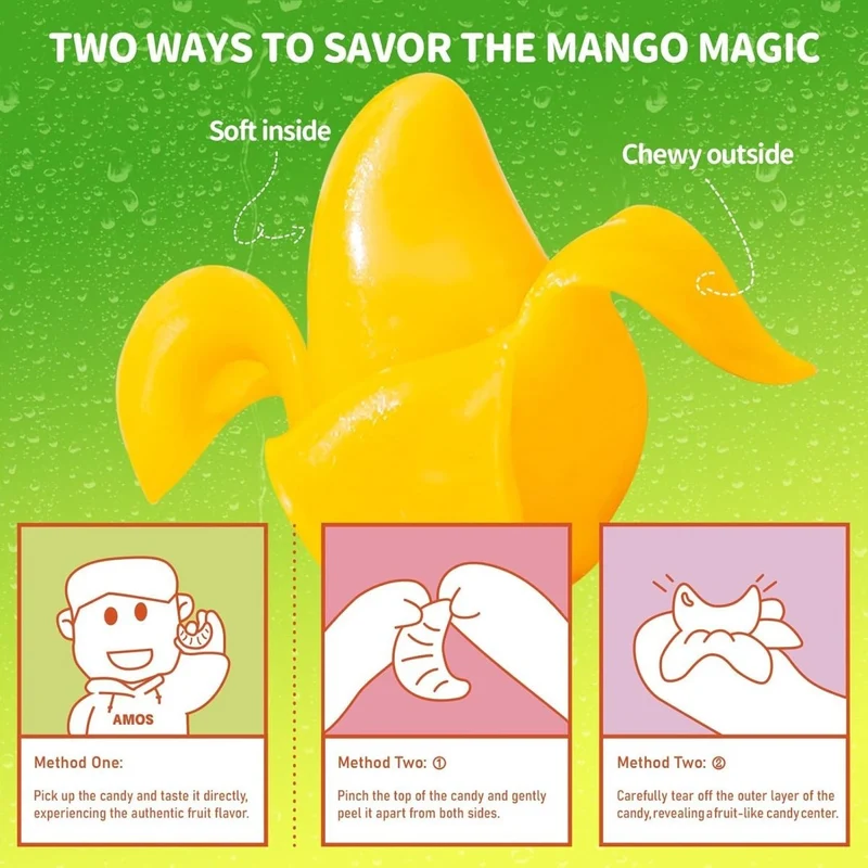 Peelerz Gummy Mango, 170g, 1 Count