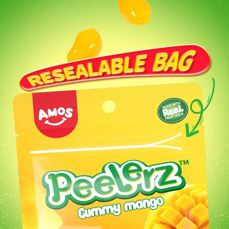 Peelerz Gummy Mango, 170g, 1 Count