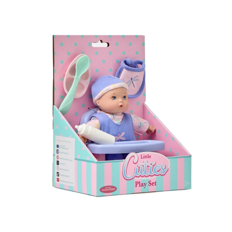 Madame Alexander 8 in Little Cuties Feeding Playset