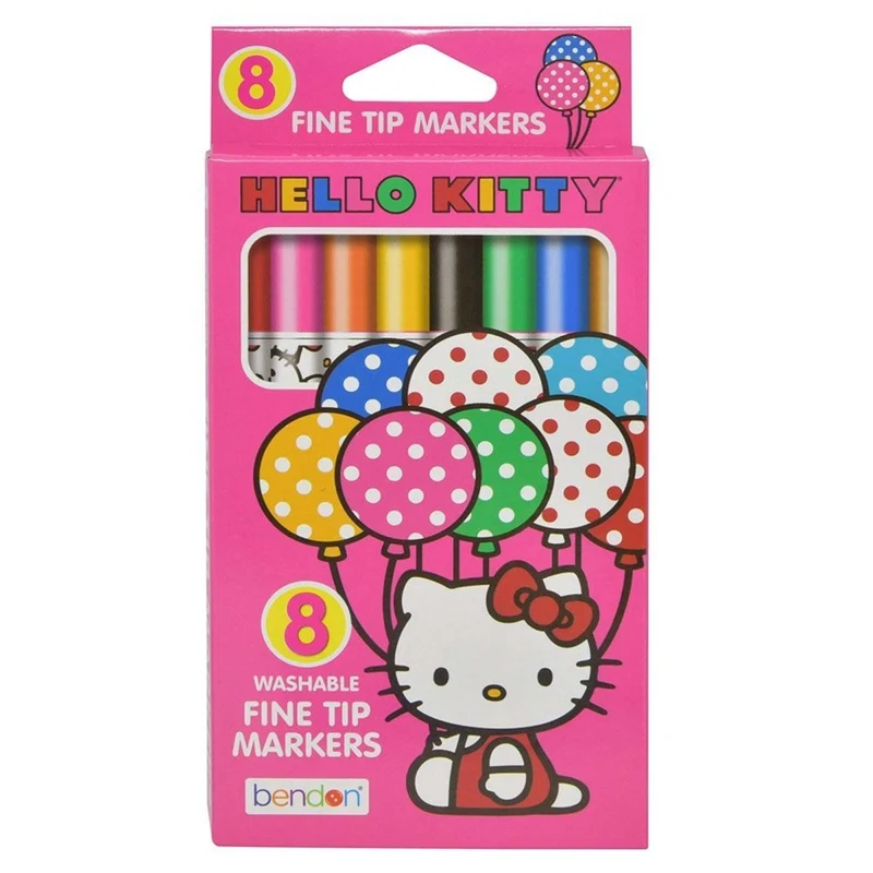 Hello Kitty Markers, 8 Count