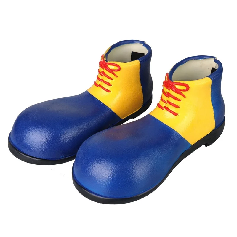 Real Blue Clown Shoes for Adults