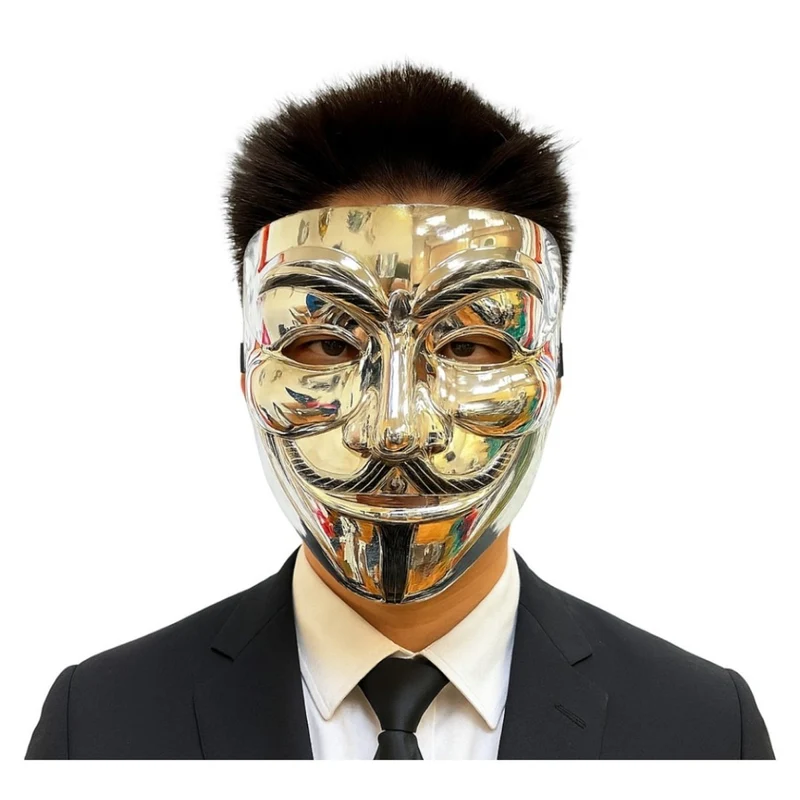 Silver Vendetta Face Mask for Adults