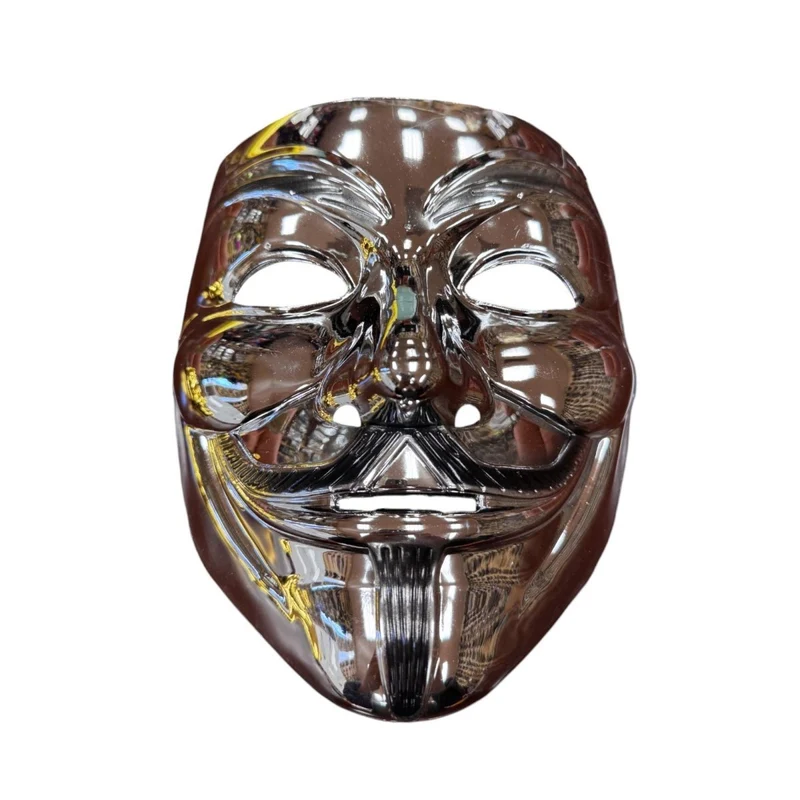 Silver Vendetta Face Mask for Adults