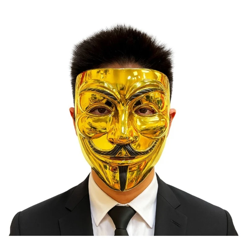 Gold Vendetta Face Mask for Adults