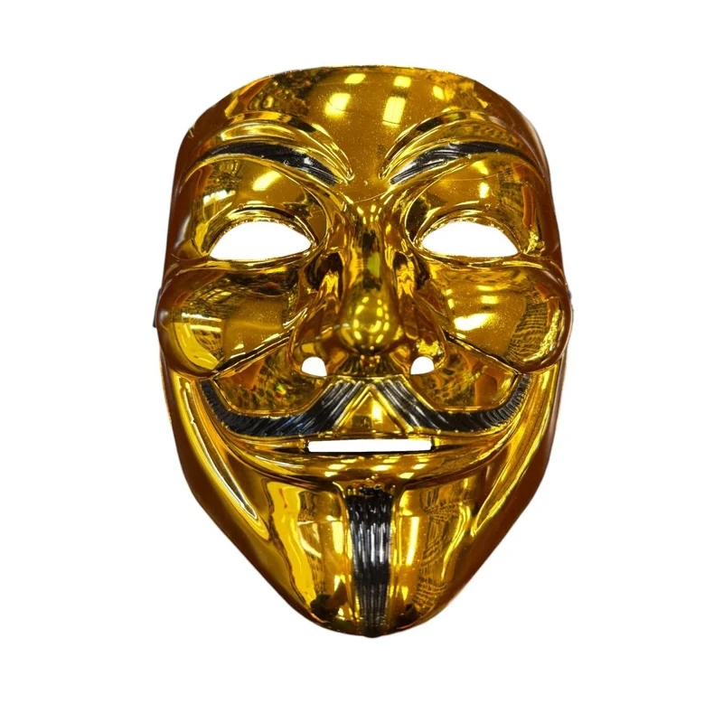 Gold Vendetta Face Mask for Adults