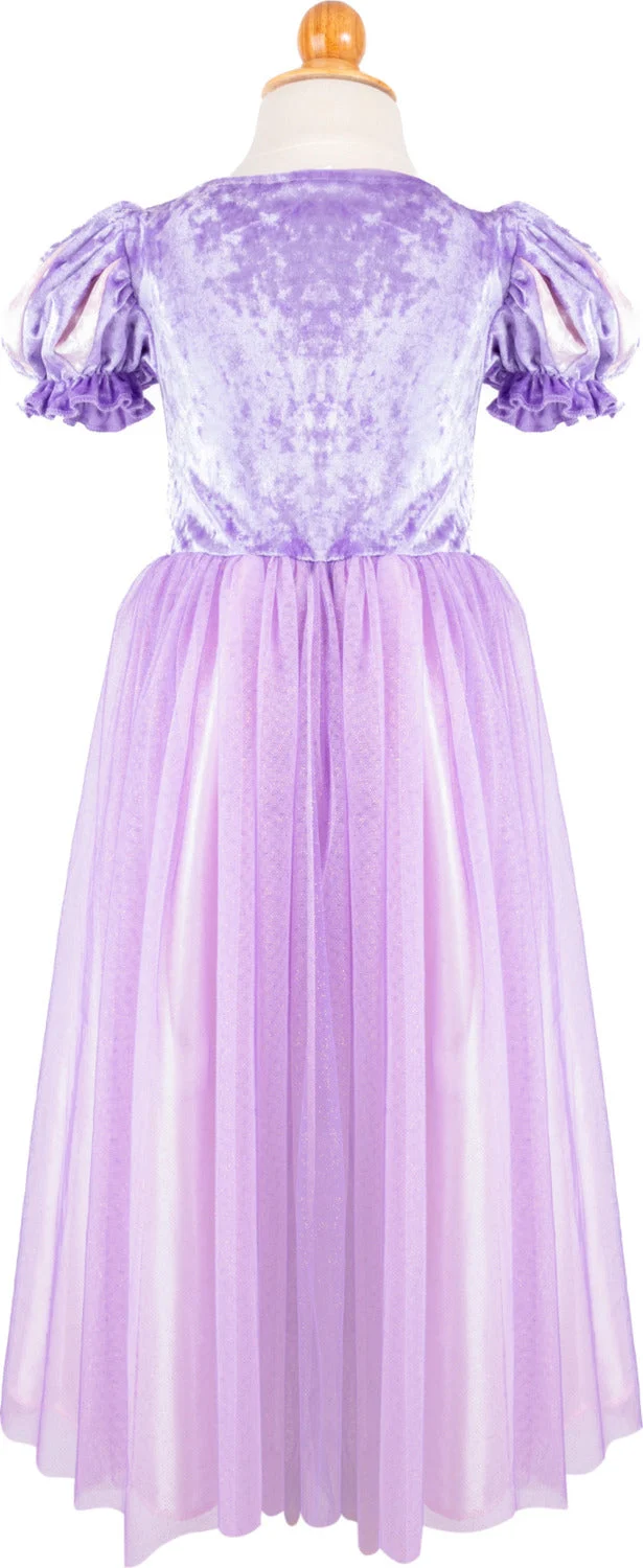 Velvety Soft Purple Rapunzel Style Princess Dress Size 5-6