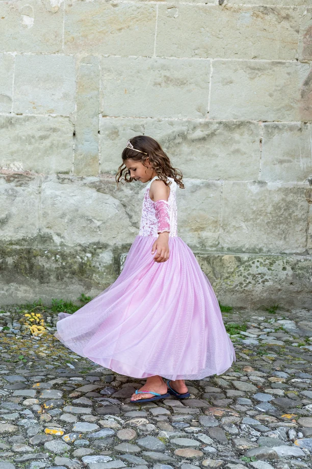 Great Pretenders Velvety Soft Sleeping Princess Gown with Arm Warmers 7-8