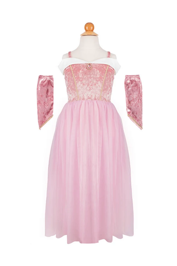 Great Pretenders Velvety Soft Sleeping Princess Gown with Arm Warmers 7-8