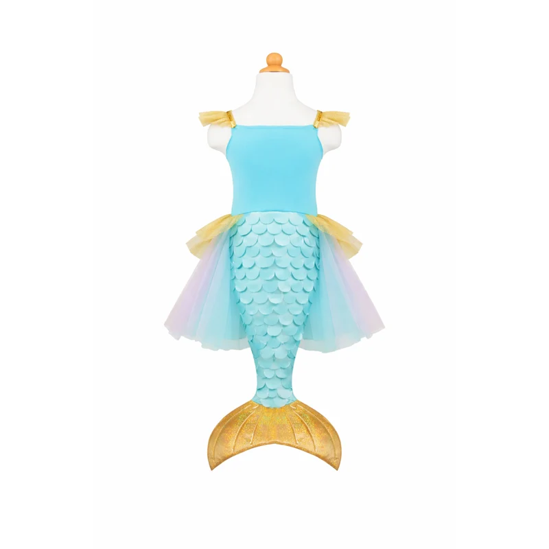 Great Pretenders Mermalicious Mermaid Dress and Tail Costume Set 3-4