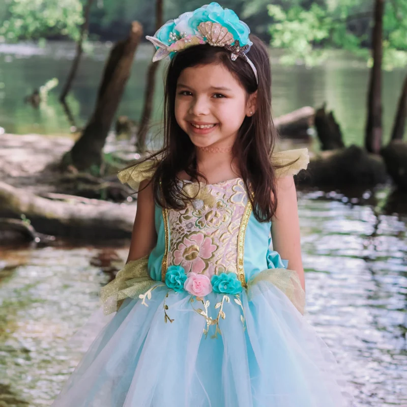 Great Pretenders Mermalicious Mermaid Dress and Tail Costume Set 3-4
