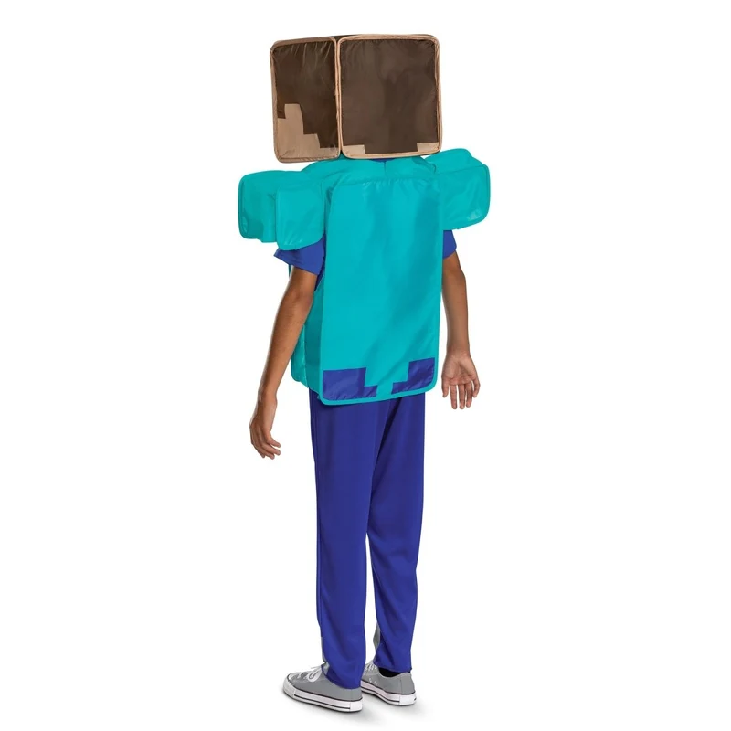 Steve Pop Out Costume for Kids, Minecraft