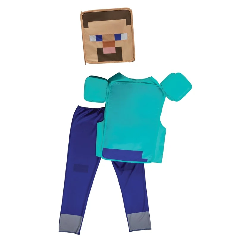 Steve Pop Out Costume for Kids, Minecraft