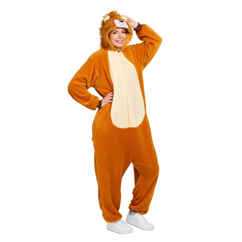 Lion Onesie Costume for Adults