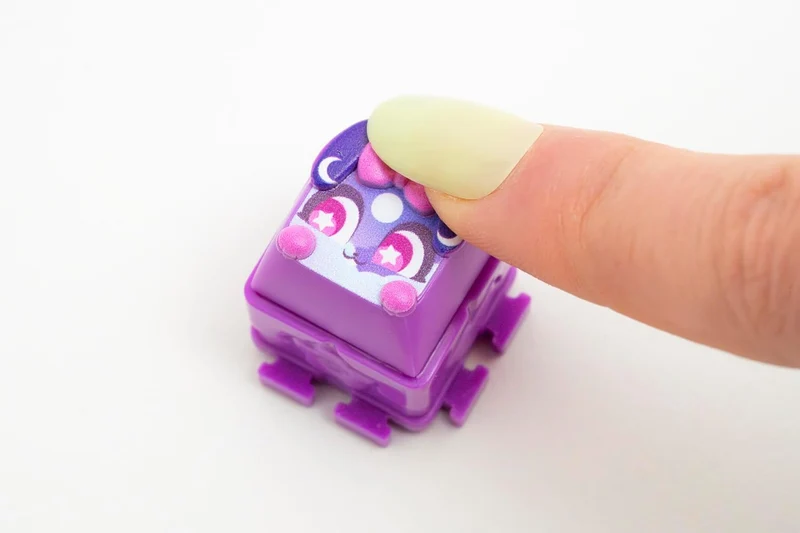 Clickeez 2-Pack Collectible Keyboard Key Keychain Set For Kids