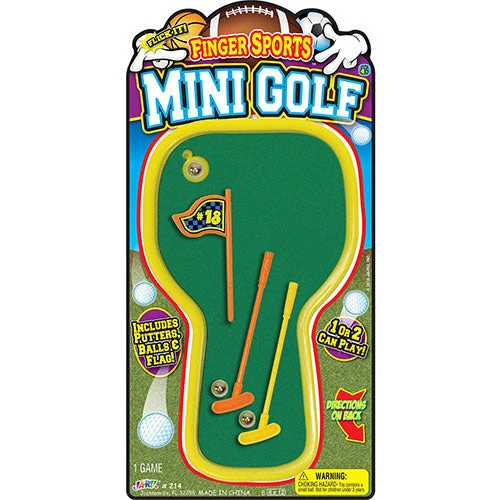 Mini Golf Finger Sports Game Compact Desktop Play Set