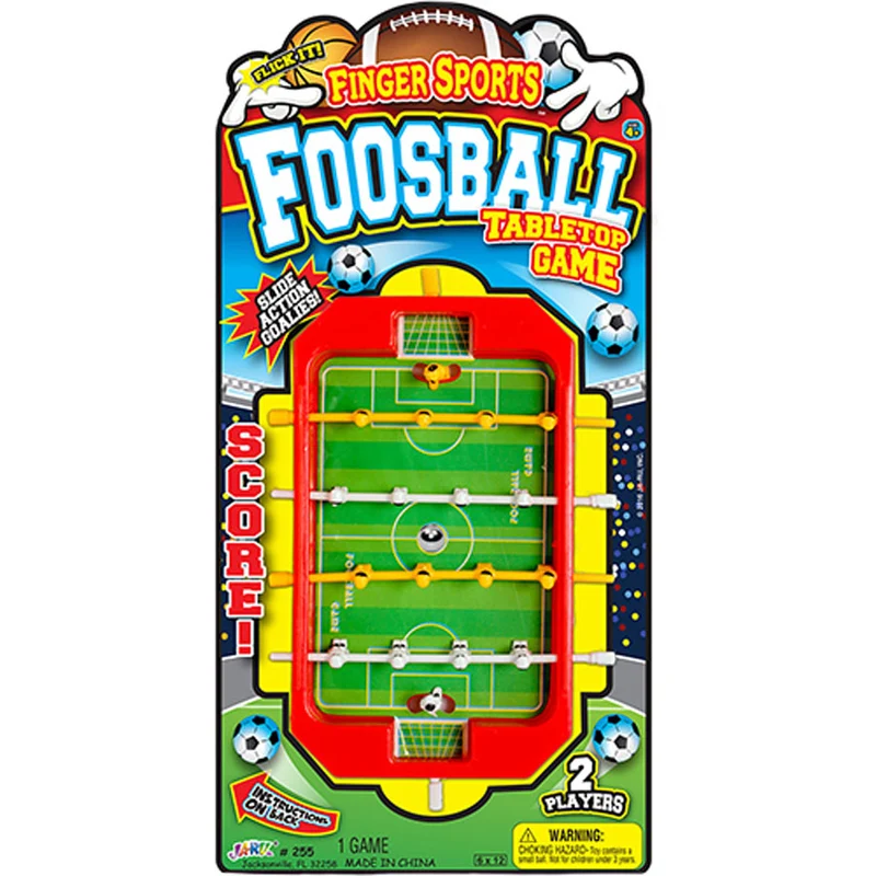 Finger Foosball Tabletop Game Compact Desktop Soccer Play Set