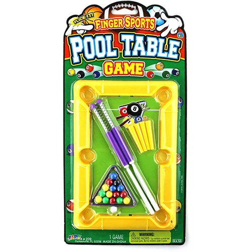 Finger Sports Mini Pool Table Game Set 5x7 Inches