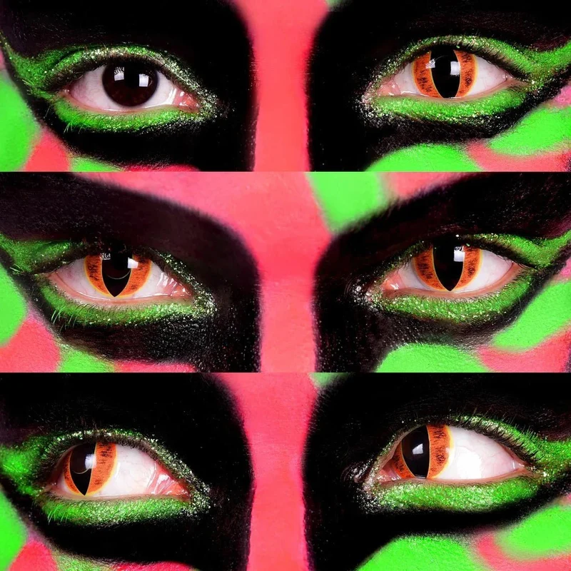 PRIMAL® Sauron - Red Cosplay Coloured Contact Lenses, 3 months usage