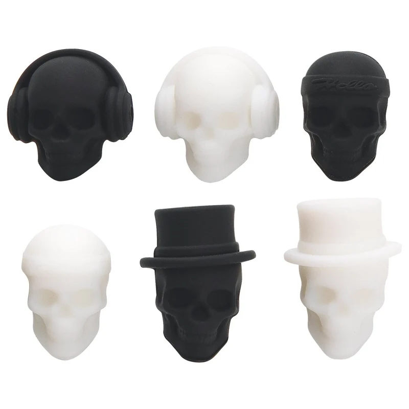 Skull Drink Markers, 6 Count