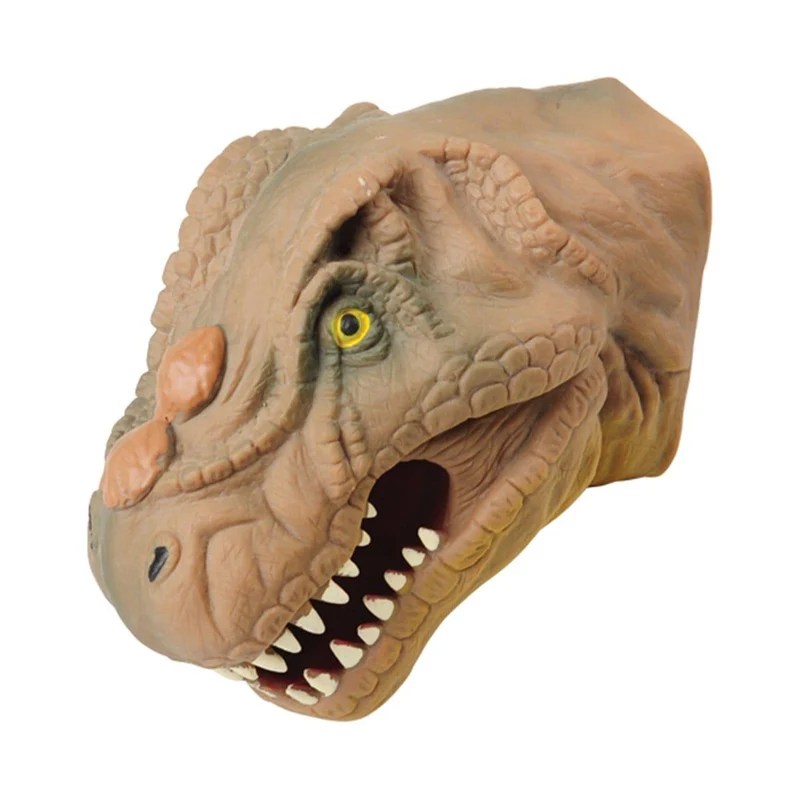 Rubber dinosaur hand puppet