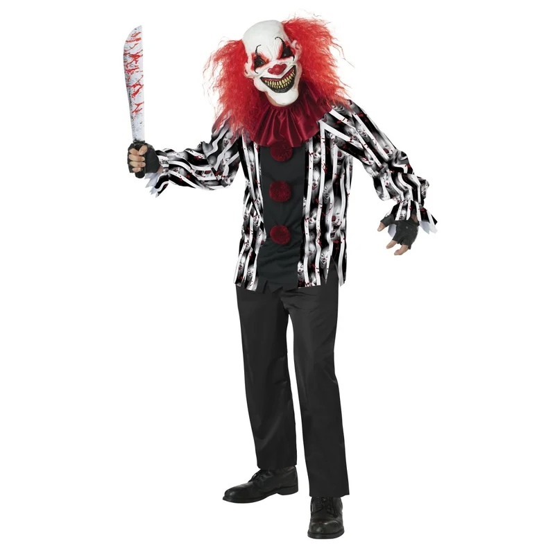 Demented Clown Costume for Adults