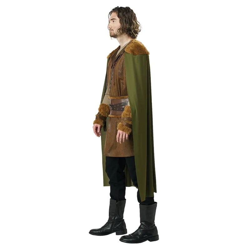 Fearless Viking Costume for Adults, Brown Tunic