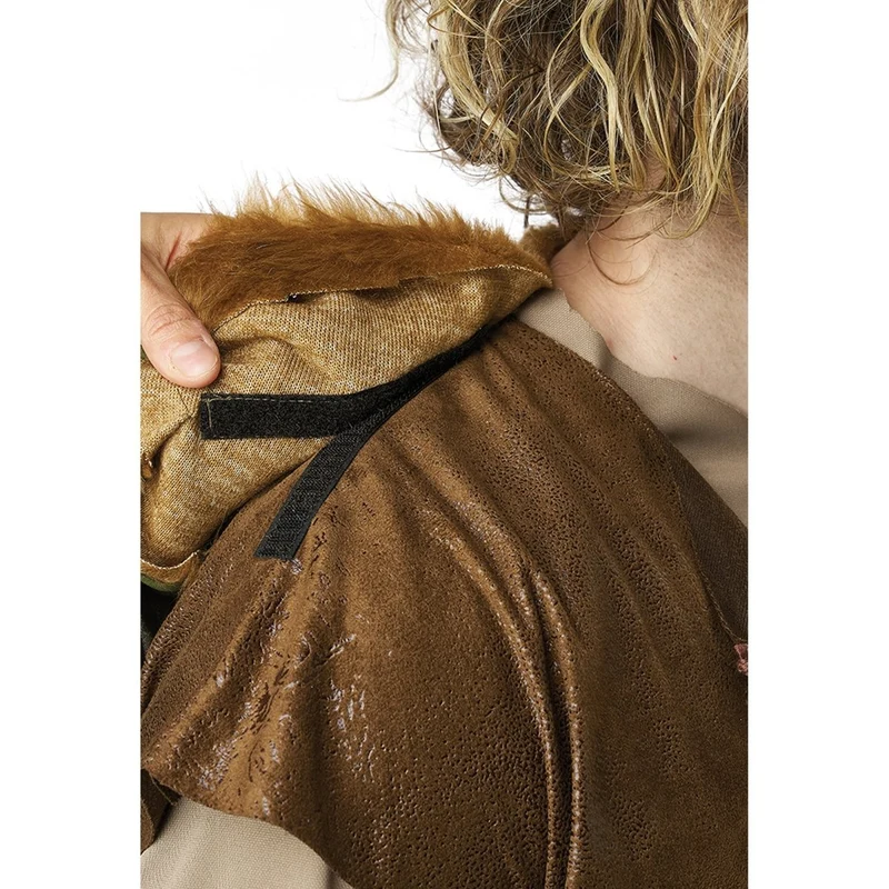 Fearless Viking Costume for Adults, Brown Tunic