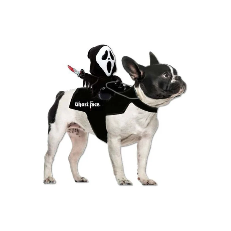 Scream Ghost Face Rider Vest for Pets