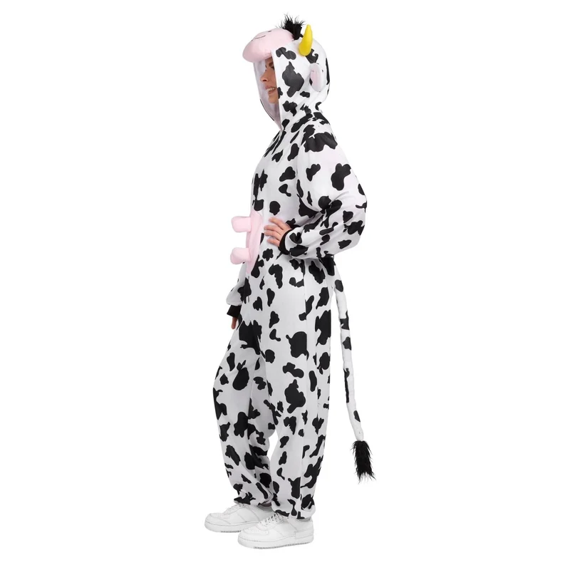 Cow Zipster Plus Size Jumpsuit for Adults