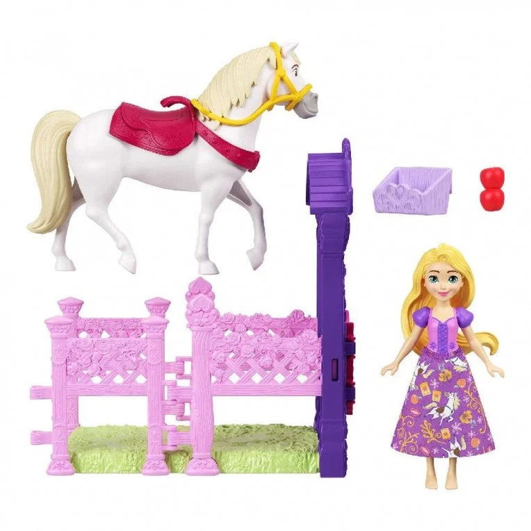Disney Princess Storytime Stackers Mini Doll and Horse Playset