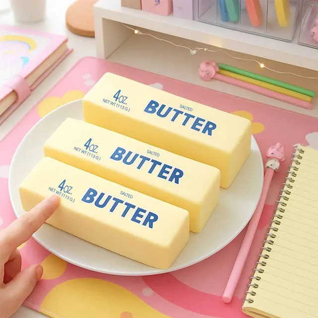 Butter Stress – Soft & Slow-Rebound Squishy Toy