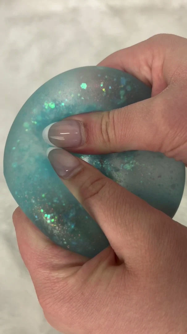 Glitterally Amazing Squishy Balls Glitter Filled Stress Relief Toy
