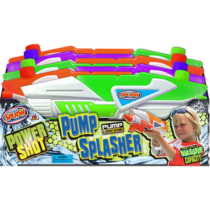 JA-RU Splash Power Shot Water Blaster Toy for Outdoor Fun