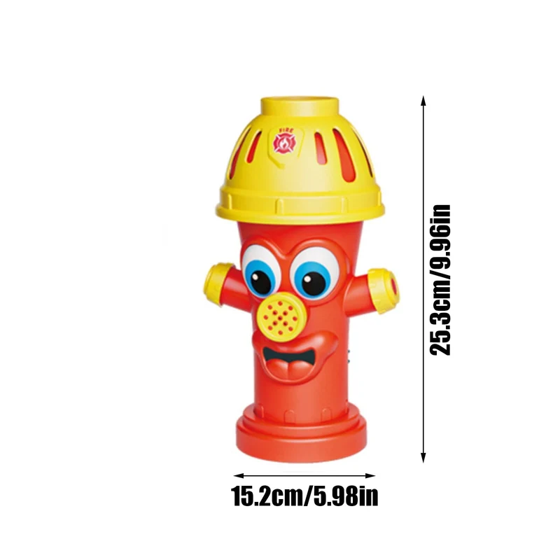 Outdoor Fire Hydrant Sprinkler with Wiggle Tubes for Kids Backyard
