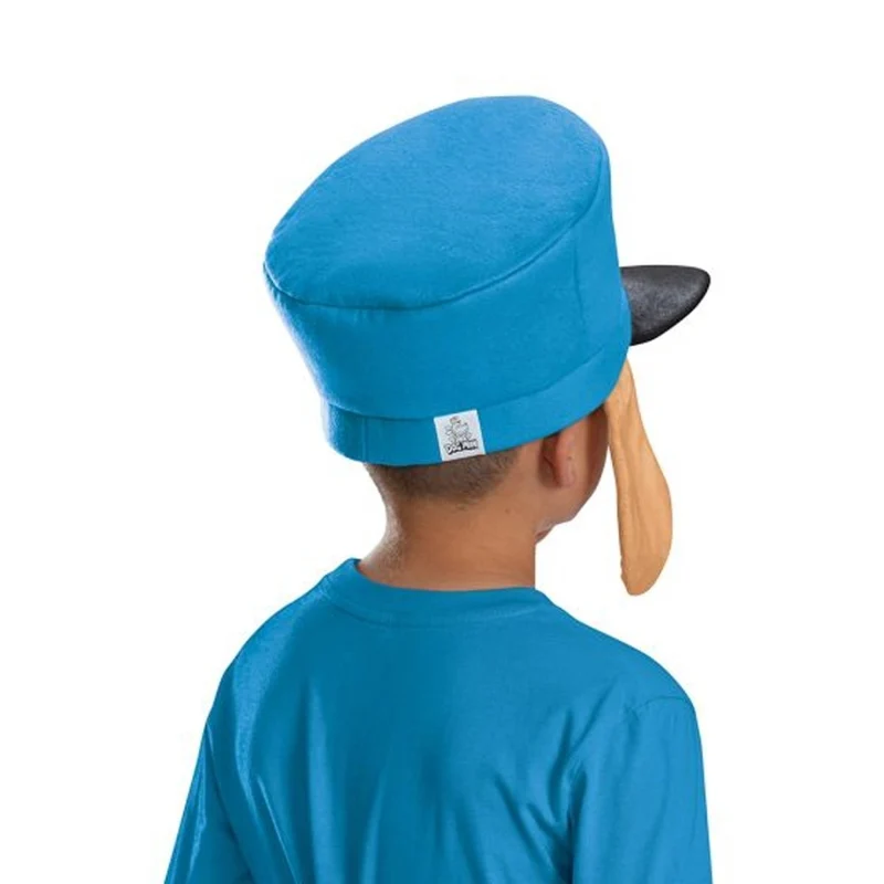 Dog Man Costume Kit for Kids, Blue Hat and Decal
