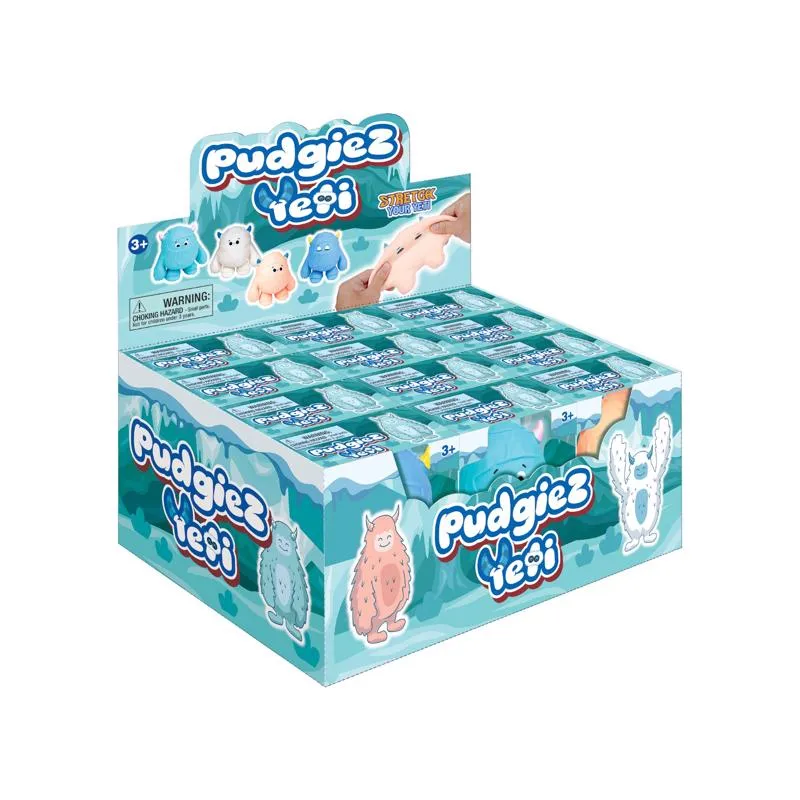 Yeti Pudgiez Squishy Assorted Dough Filled Figures